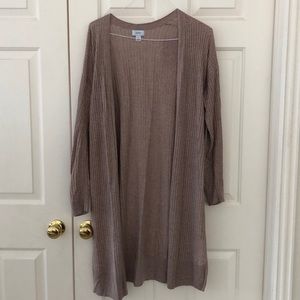 Long cardigan, lightweight.